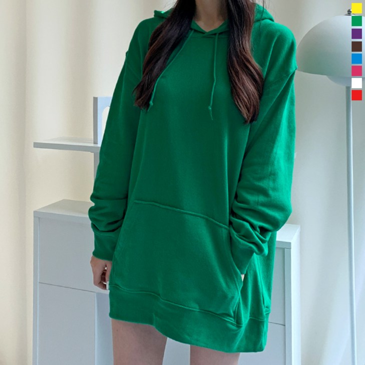 티데일리 젤란 쭈리 후드티 남여공용 무지 후드 티셔츠 S~2XL (8color)
