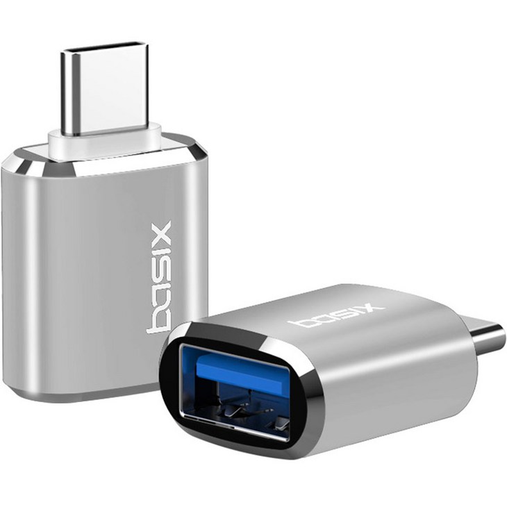 베이식스 C타입 to USB 3.0 변환 OTG 젠더 A30 2p