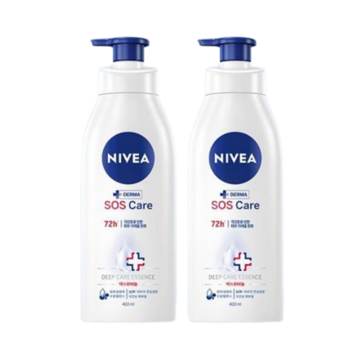 니베아 SOS 케어 바디로션 400ml 더블기획