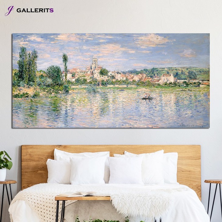 갤러리츠 모네 그림 베테유 여름 거실 인테리어 명화 액자