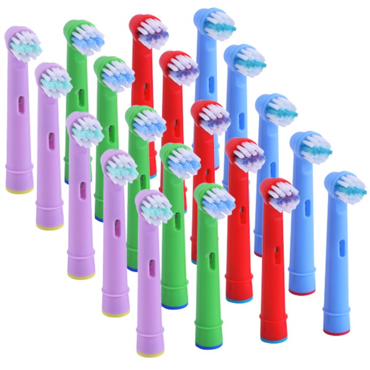 어린이 전동 칫솔모 리필 호환모 EB10A 5개 세트, 20개입, EB10A, 5개