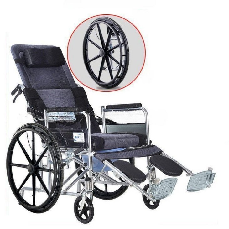 거상형 어르신 휠체어 병원 요양원 수동 눕이식 침대형, 거상형