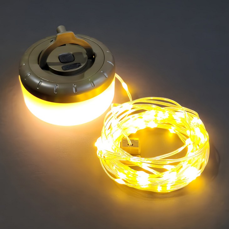 UB 무선 와이어 LED 전구 충전식 조명 캠핑 랜턴