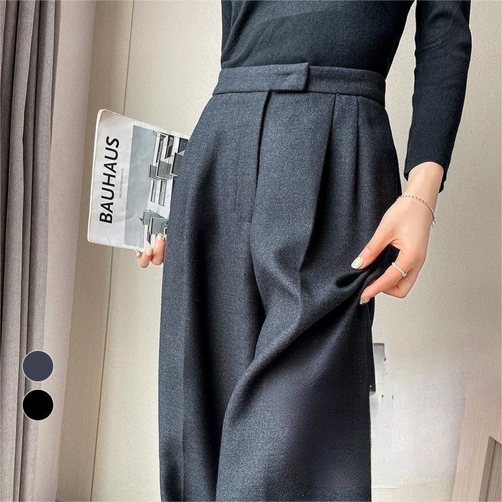 영메이 YM23273 여성 가을 겨울 와이드 모직팬츠 정장바지 영메이 YM23273 여성 가을 겨울 와이드 모직팬츠 정장바지