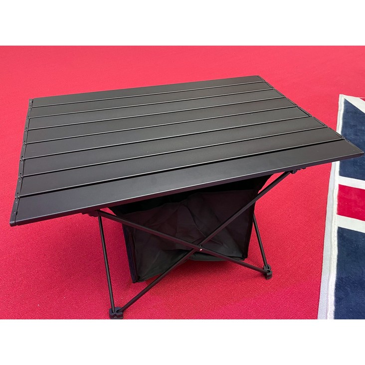 감성 캠핑용 테이블 셋트 (수납함포함) 초경량 알루미늄 접이식 폴딩 롤 테이블 낚시 백패킹 소형테이블