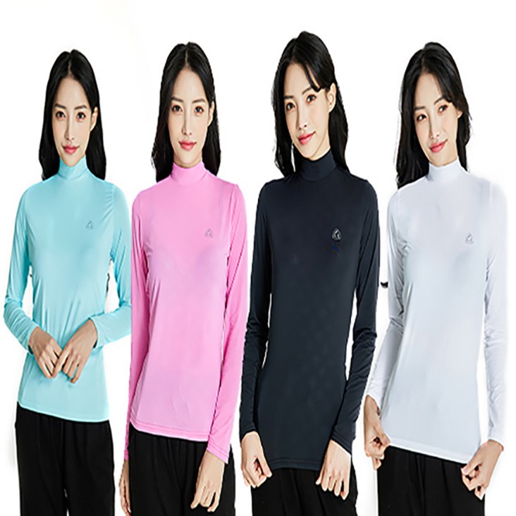 팁탑스포츠 여성티셔츠 여름티셔츠 이너웨어 여성긴팔티셔츠 민트