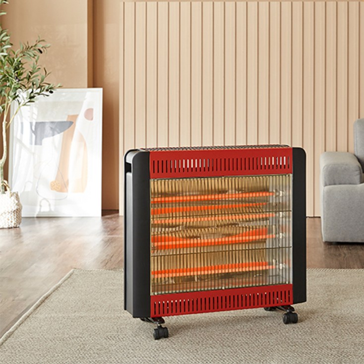 퀸센스 카본 전기 스토브, QSH8000CT, 혼합색상