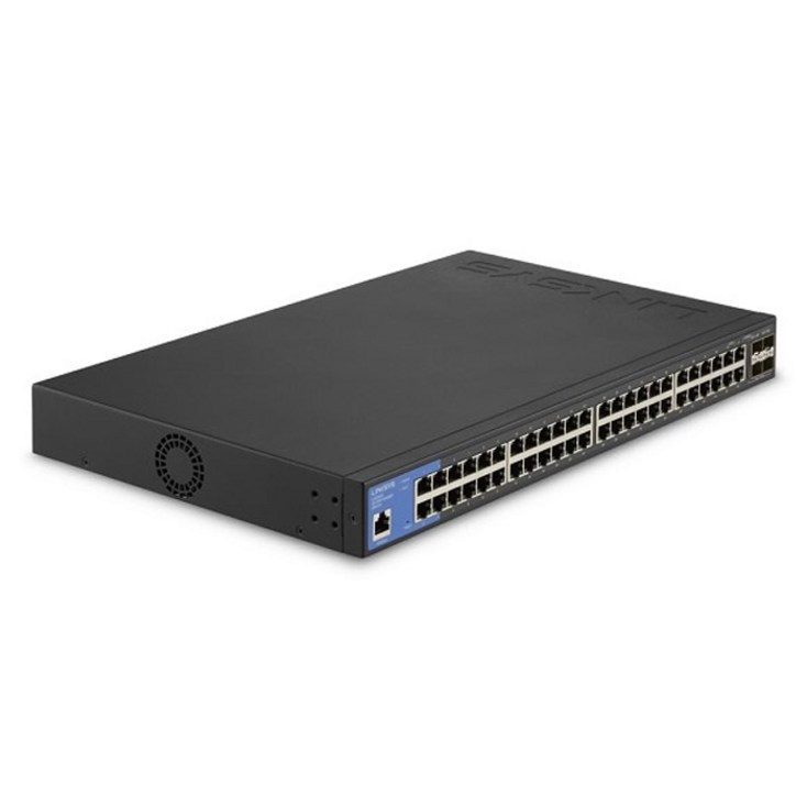 링크시스 48포트 1000Mbps 10G 4SFP 스위칭허브, 1개