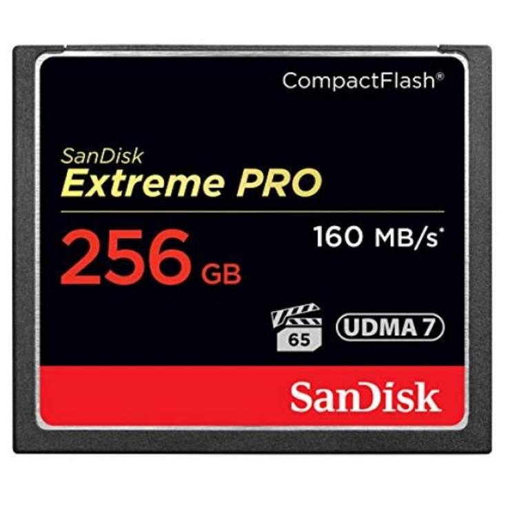 [256GB] SanDisk샌디스크 컴팩트 플래시 160MBs 1067배속 UDMA7 대응 해외 리테일 Extreme Pro SDCFXPS-256G-X46 20230607