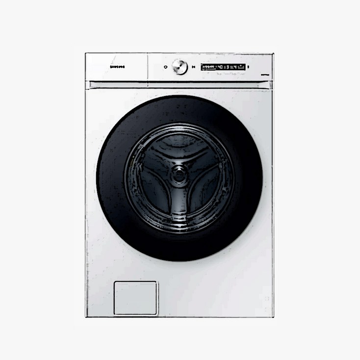 삼성전자 드럼세탁기 비스포크 그랑데 AI 21kg, 화이트 WF21CB6650BW