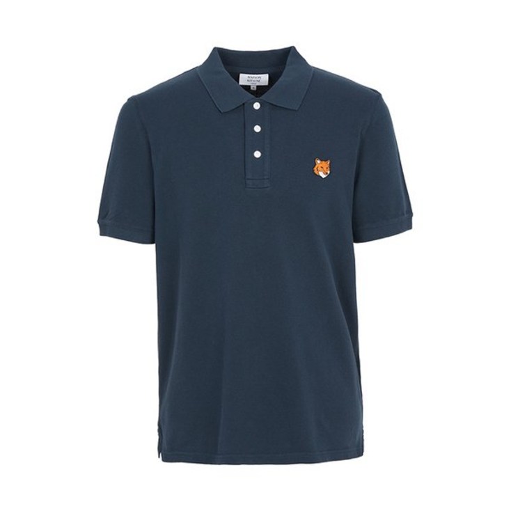 백화점정품 메종키츠네 반팔 티셔츠 폭스헤드 남성 카라 반팔티셔츠 PM00209KP0002 0413 반팔티