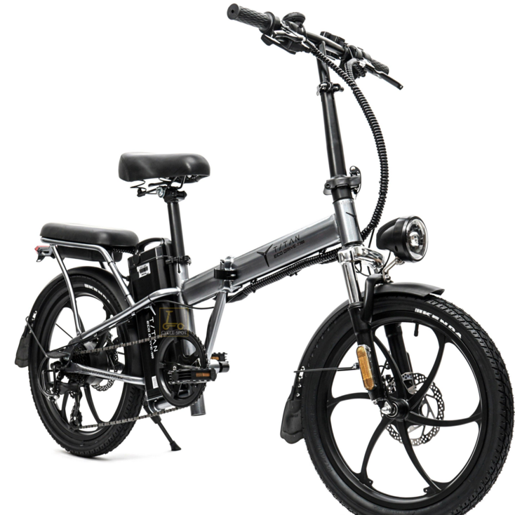 전기자전거 타이탄700 48v 10ah 500w 접이식 펫타이어 스로틀PAS겸용 자전거도로 주행가능, 블랙