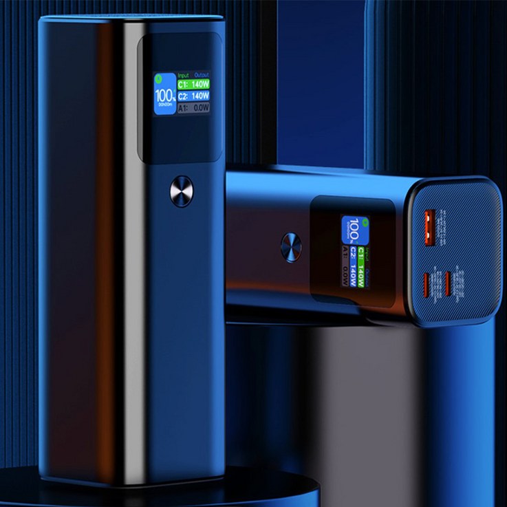 ROEMO 파워뱅크 140W 파워코어 27000mAh 대용량 보조배터리, 라이트그레이, 단일상품