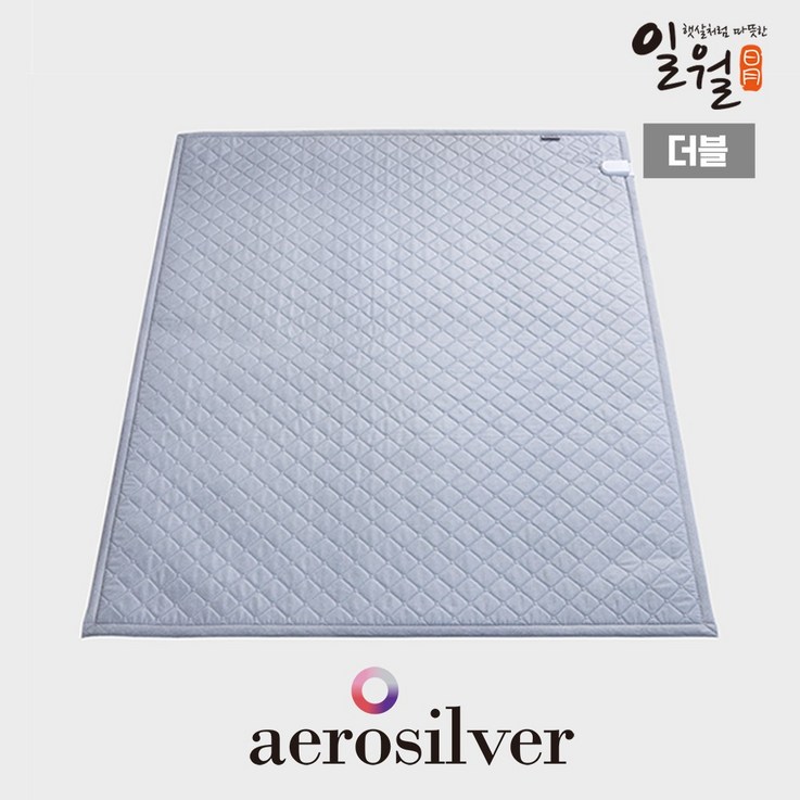 TV홈쇼핑 정품 2024년형 일월카본매트 에어로실버 싱글 더블 전기매트 전기장판, 싱글 90 x 180 cm