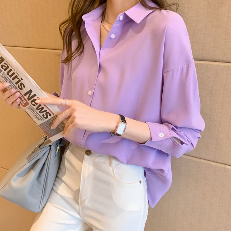 여성 봄가을 오피스룩 긴팔 셔츠 여성 봄가을 오피스룩 긴팔 셔츠