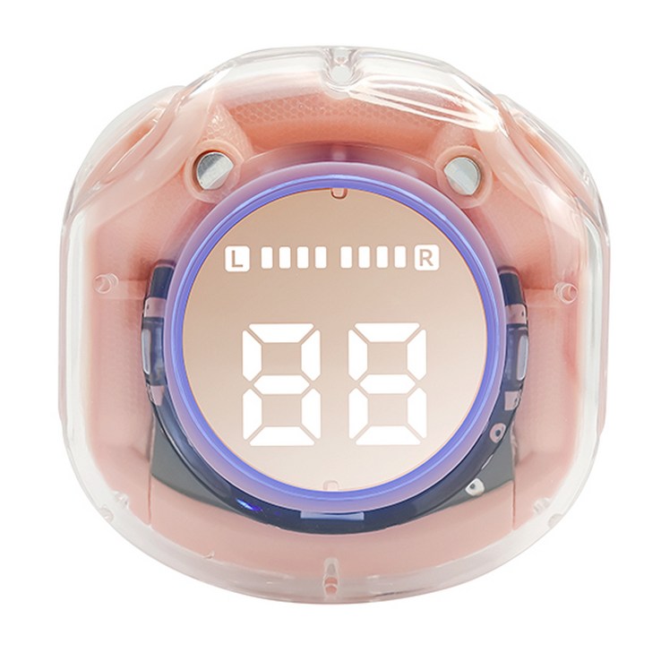 디알고 키즈 LED 블루투스 청력보호 이어폰, 핑크, DRGOBT10K