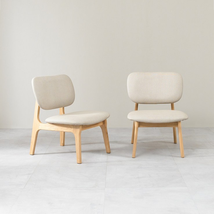 헤닝 마이홈 낮은 식탁의자 카페의자 원목의자 우드체어 1개