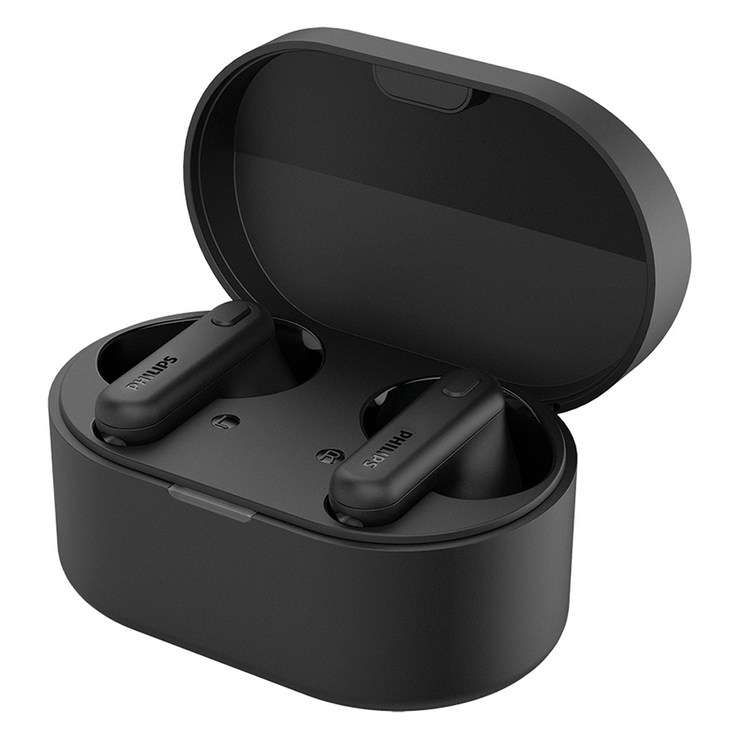 필립스 true wireless 블루투스 이어폰, TAT1108, 블랙
