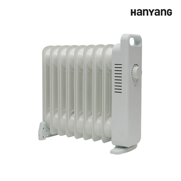 한양테크 가정용 라디에이터 미니 전기 온열기 히터 9핀 HY-W900M, 단일상품