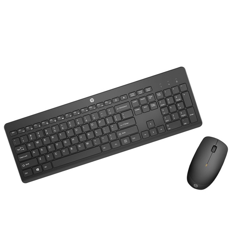 HP 230 무선 키보드 마우스 세트, 블랙, 18H24AA, 일반형 HP 230 무선 키보드 마우스 세트, 블랙, 18H24AA, 일반형