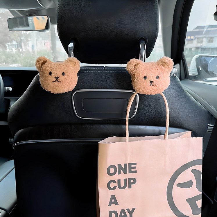 차량용 곰돌이 대형 후크 세트