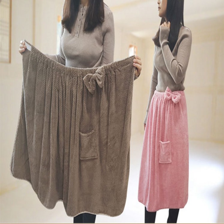 써니몰 겨울철 필수템 극세사 밸크로 리본치마담요