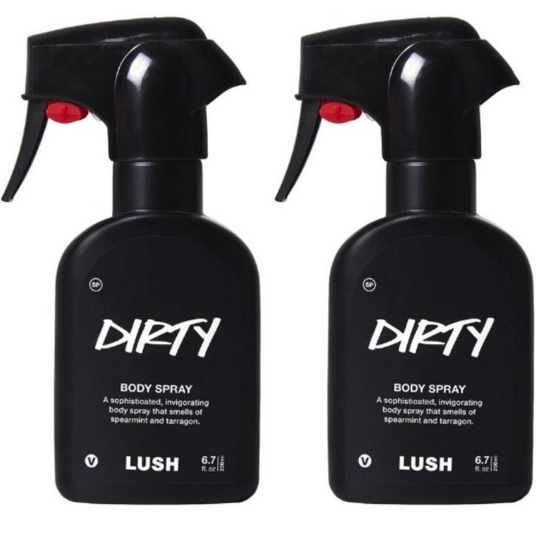 Lush Dirty Body Spray 러쉬 더티 바디스프레이 200mlx2팩