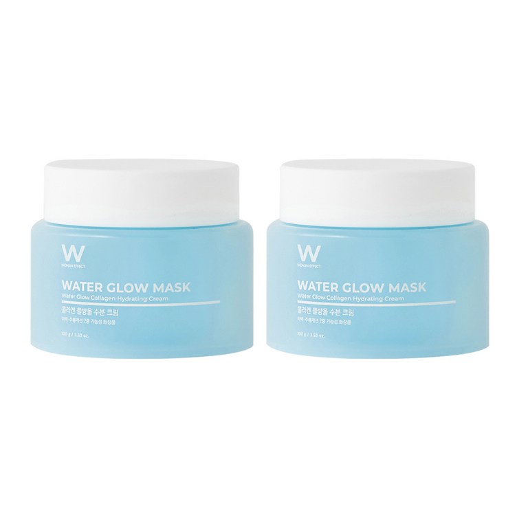 원진이펙트 워터 글로우 마스크, 100ml, 2개 원진이펙트 워터 글로우 마스크, 100ml, 2개