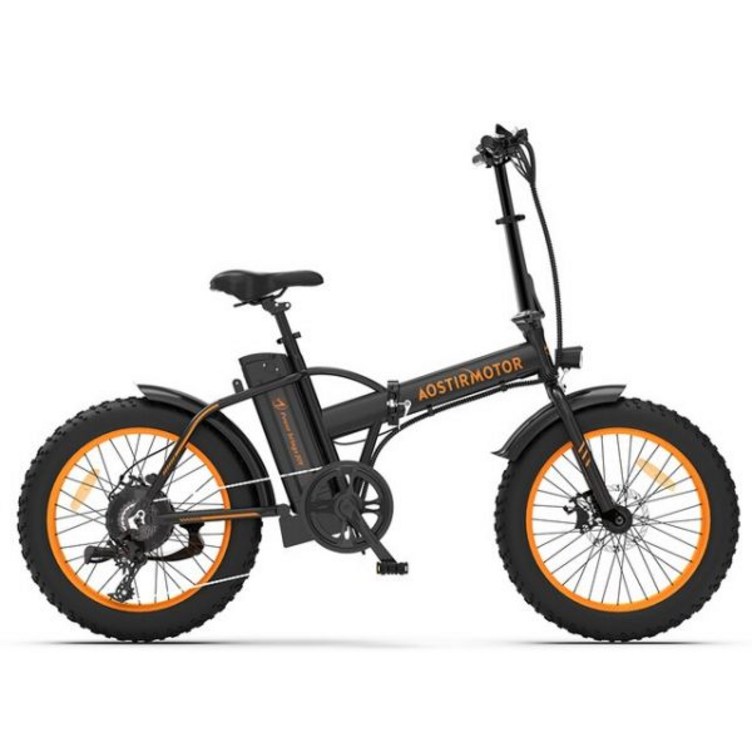 접이식 전기 자전거 20 인치 500W 36V 13Ah 팻 타이어 비치 크루저 오토바이 리튬 배터리
