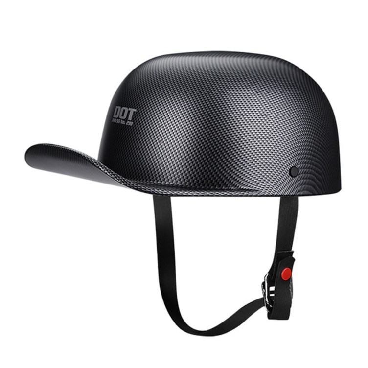 빈티지 오픈 페이스 헬멧 레트로 야구 모자 하프 남성용 , 크루저
