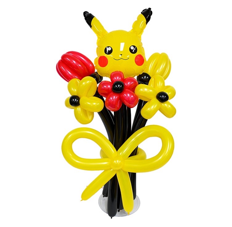 파티클럽 캐릭터 풍선 꽃다발 DIY 세트 피카츄