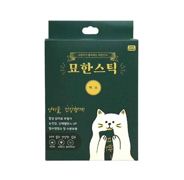 펫츠굿츠 묘한스틱 고양이 간식 15g x 30p 7