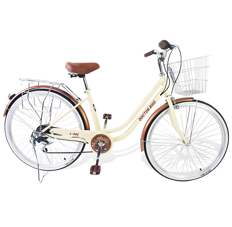닥터바이크 2024년형 시마노 7단 스틸 프레임 생활용 자전거 60.96cm L24S