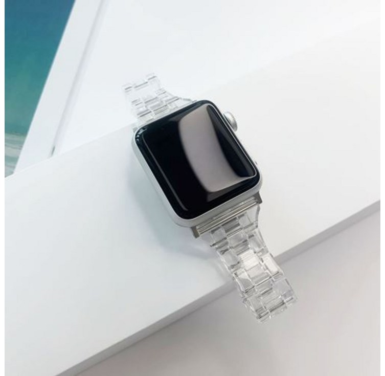 애니몽타주 애플워치 10 9 8 7 SE2 SE 울트라 2 호환 슬림 투명 스트랩