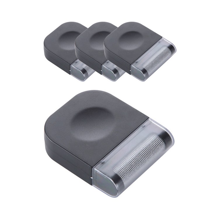 레디박스 휴대용 미니 포켓 만능 보풀제거기, 블랙, 4개