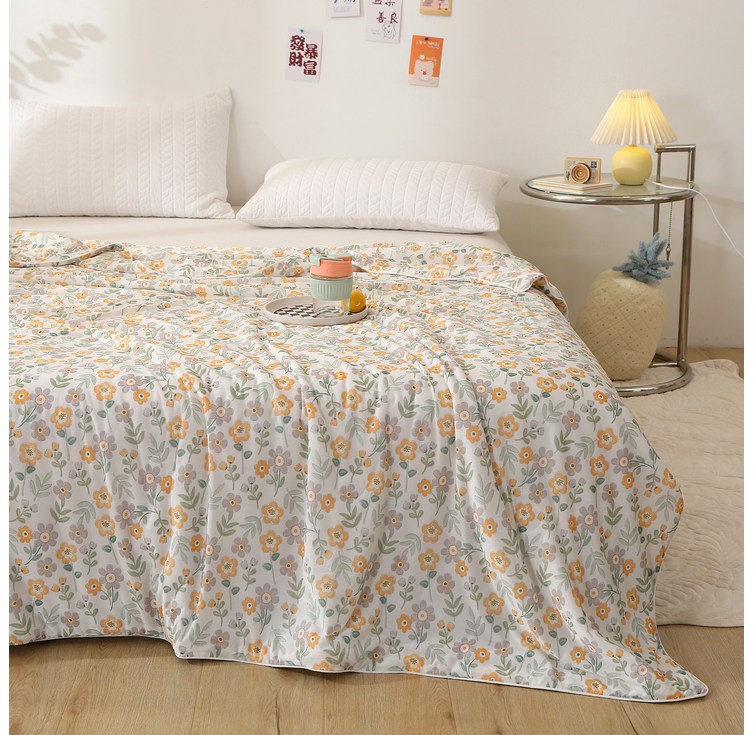 Cozy Aura 아이스 실크 시원한 냉감 차렵이불 여름 이불