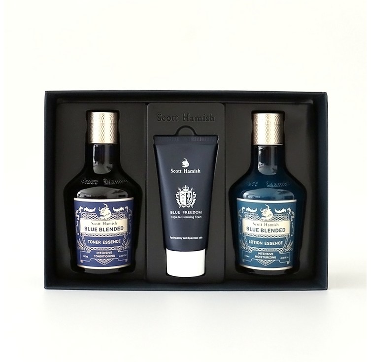 스콧해미쉬 블루 블렌디드 토너 에센스로션 에센스블루 프리덤 캡슐 클렌징폼