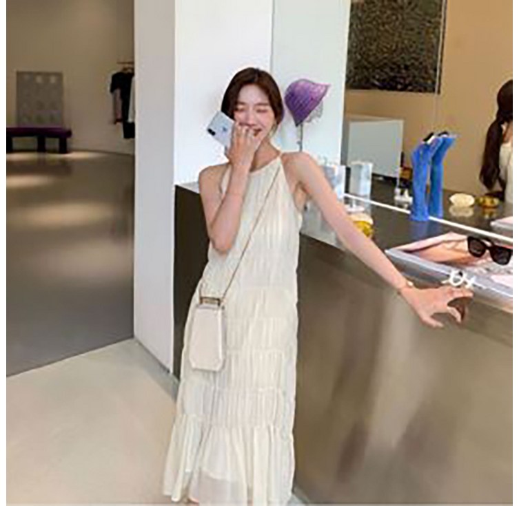 양승인터내셔날 여름 민소매 롱 원피스