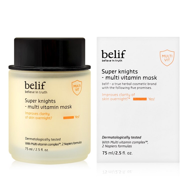 빌리프 슈퍼나이츠 멀티 비타민 마스크 수면팩 75ml, 1개, 단일상품