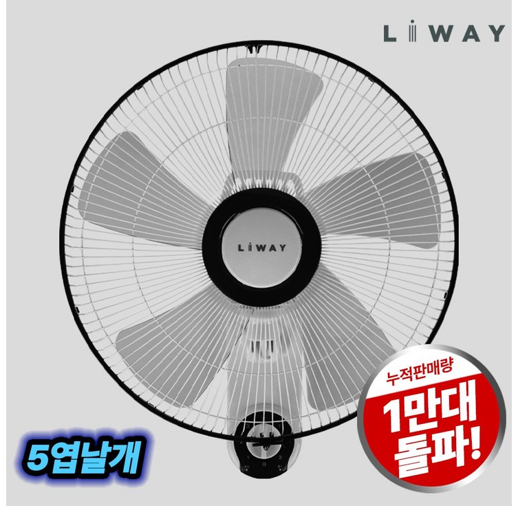 리웨이 데일리 벽걸이 선풍기 가정용 줄당김형