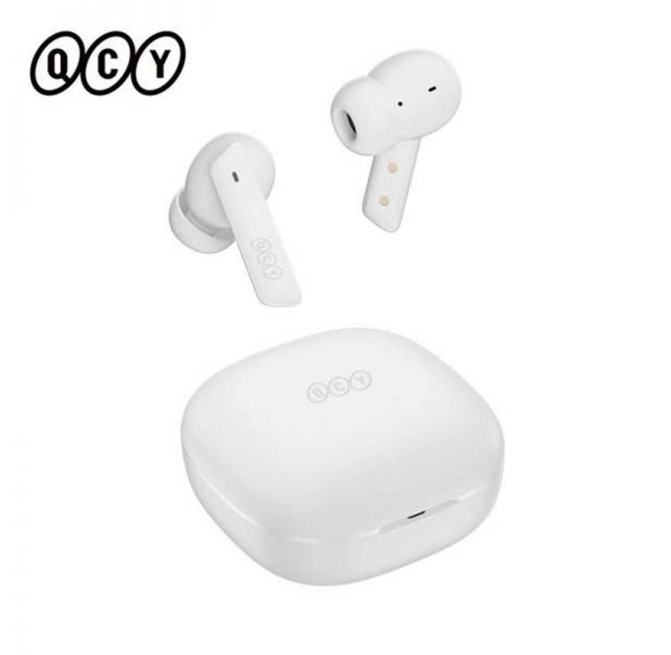만물상 더 뉴 QCY HT05 ANC 무선 TWS 블루투스 5.2 이어폰 40dB 액티브 노이즈 캔슬링 6 마이크 NC HD 통화 이어플러그212055