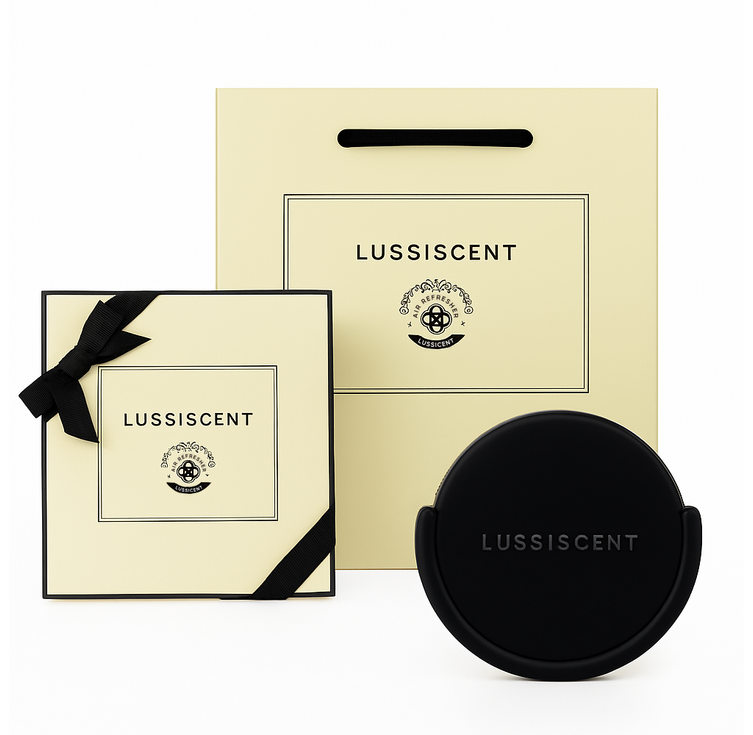 루시센트 투고 차량용 방향제 자동차 디퓨저 세트, 프레쉬 바질 만다린, 1세트