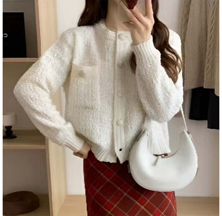 어반룩북 미우 스타일리쉬 라운드 숏 자켓 가디건 어반룩북 미우 스타일리쉬 라운드 숏 자켓 가디건