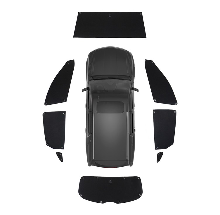 꼼지락 스타렉스스타리아 창문가리개 아기 차량용 운전석 차량 가림막 햇빛가리개 세트, 1개