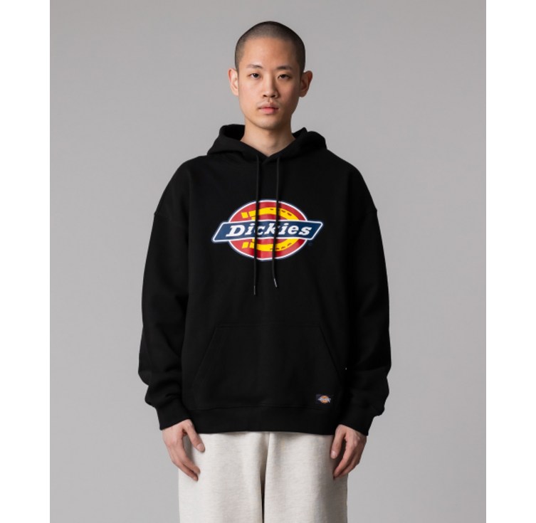 디키즈 베이직 트리 로고 후드 Black 268092