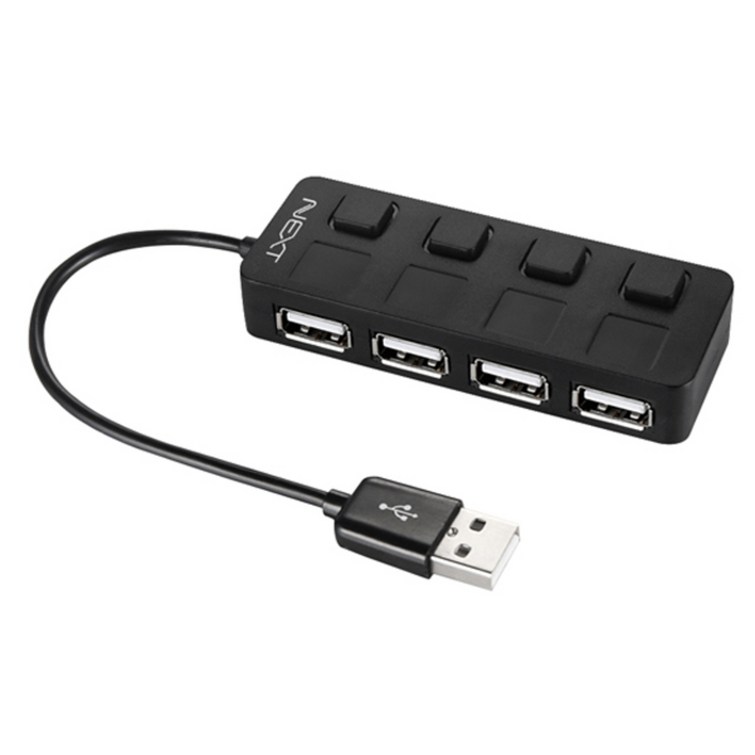 넥스트 USB 2.0 4Port 무전원허브 NEXT204UH NEW