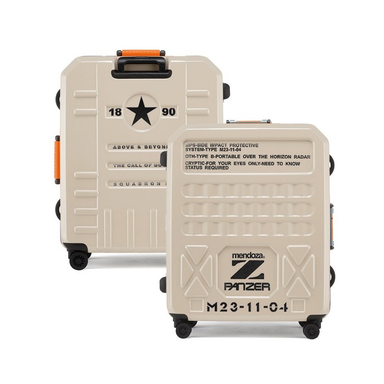 멘도자 펜저 19인치 튼튼한 금고형캐리어 기내용 미니 캐리어