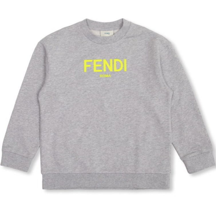 펜디 23FW 키즈 로고 프린팅 맨투맨 JUH051 5V0 F1L12